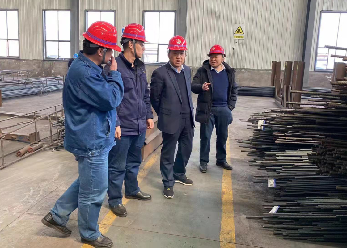 劉志懿到鋼加韓城車間檢查指導工作 劉志懿到鋼加韓城車間檢查指導工作