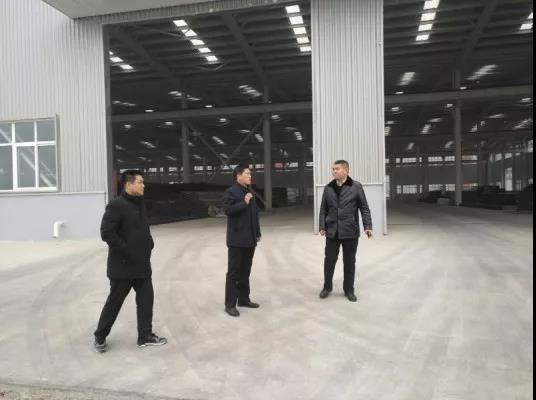 楊召朋到鋼加公司檢查指導工作 楊召朋到鋼加公司檢查指導工作